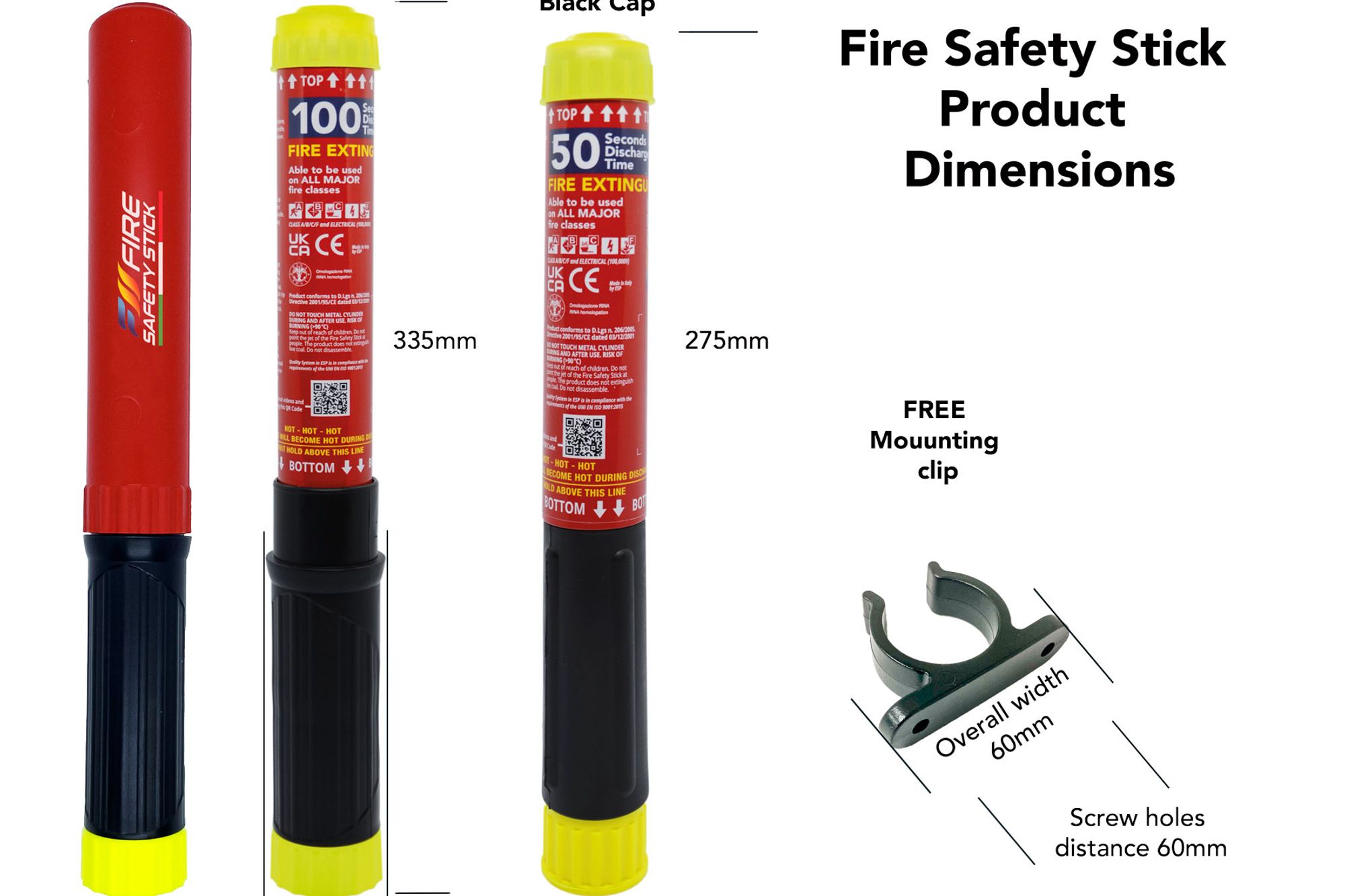 FIRE SAFETY STICK ADDITIONAL MOUNTING BRACKET
